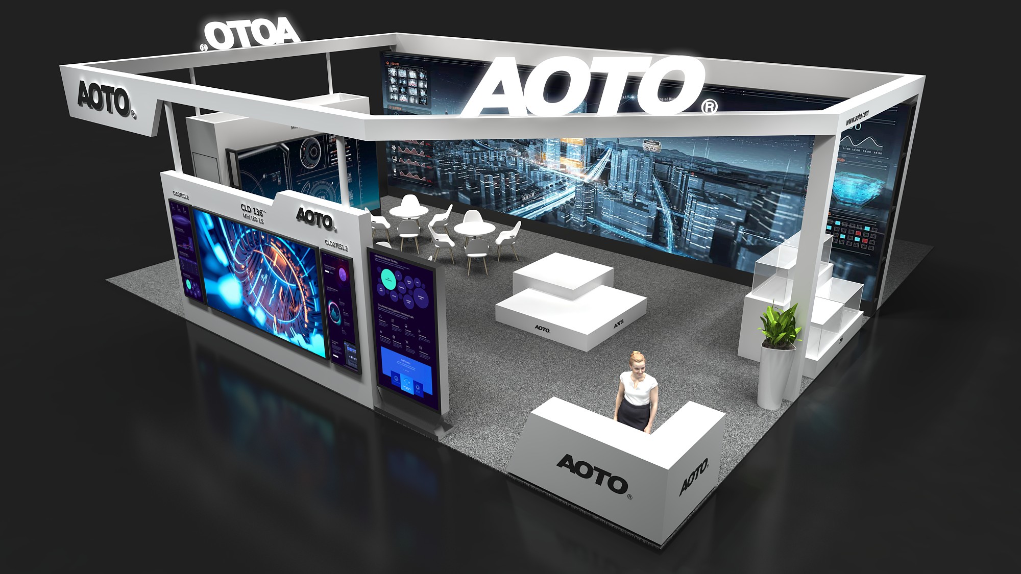 展会搭建企业_通常情况下,一个公司的员工都会在展会上面露面,但是在展台搭建的时候(图1)