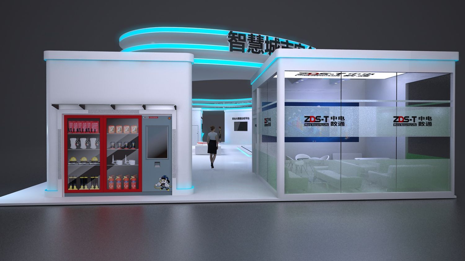 展览展位设计搭建服务_展览展位设计搭建服务的安全问题很多企业为了能够在展览中吸引(图1)