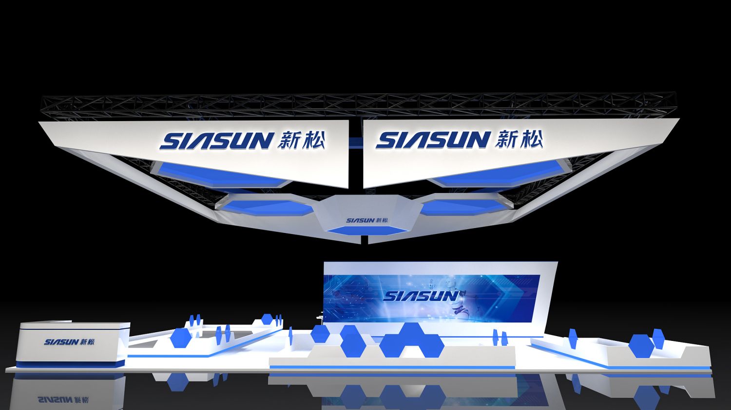 展台搭建展览_越来越多的大企业把展览会当成了进行企业主题公关活动的好场所,除了展(图1)