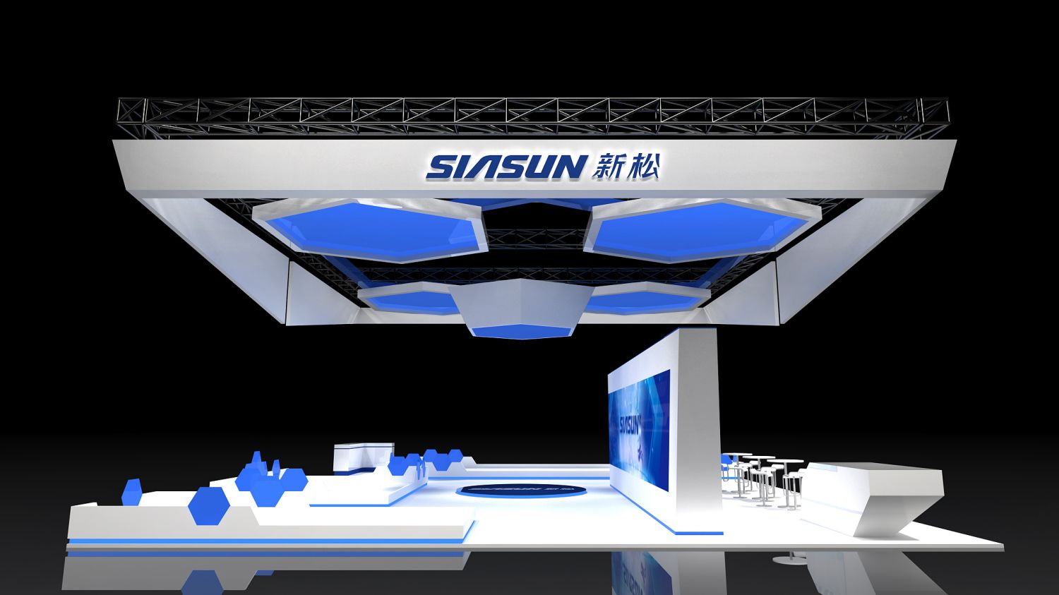 苏州展台搭建公司_展览展示台设计的形式。(图1)
