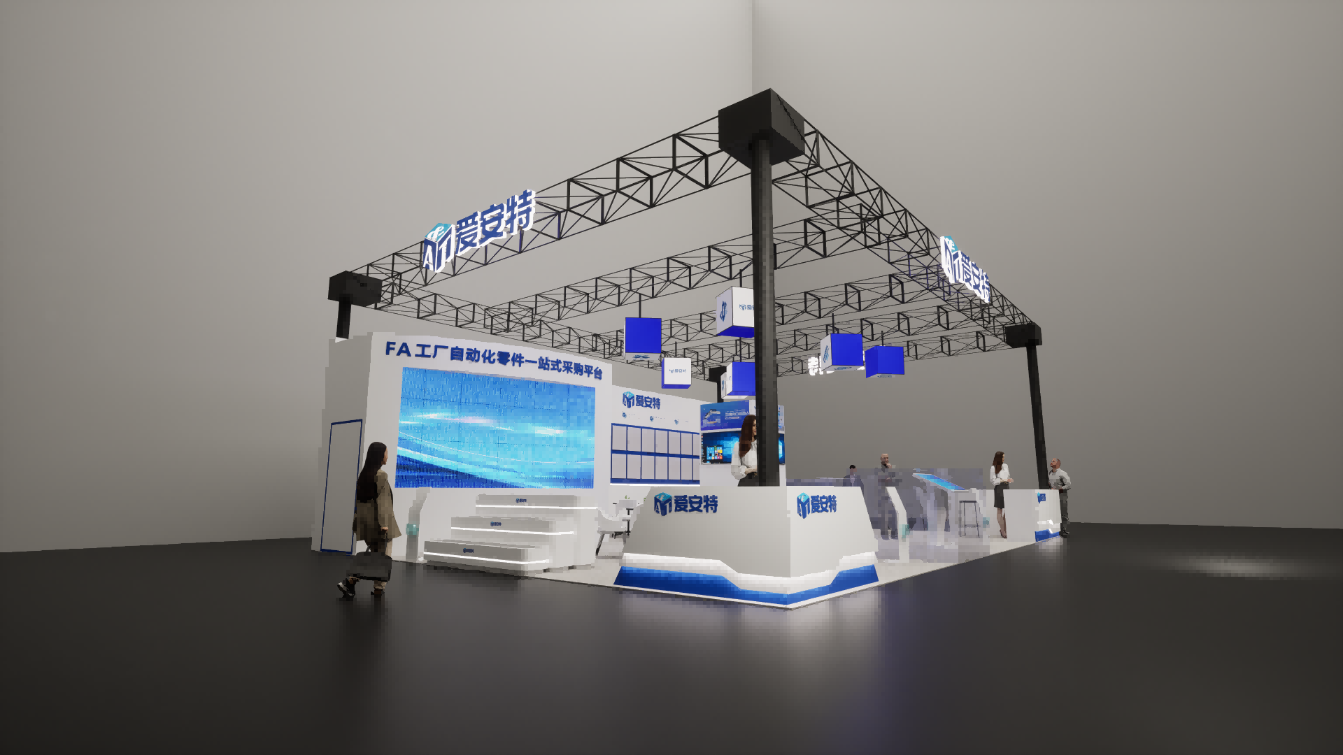 美国设计展会的创意搭建方法