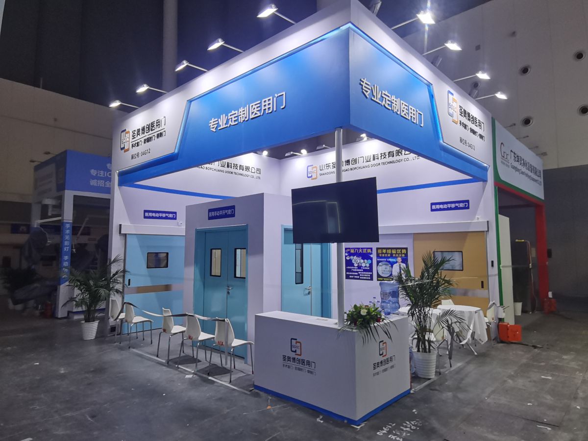 石材在美国展会搭建中的应用案例