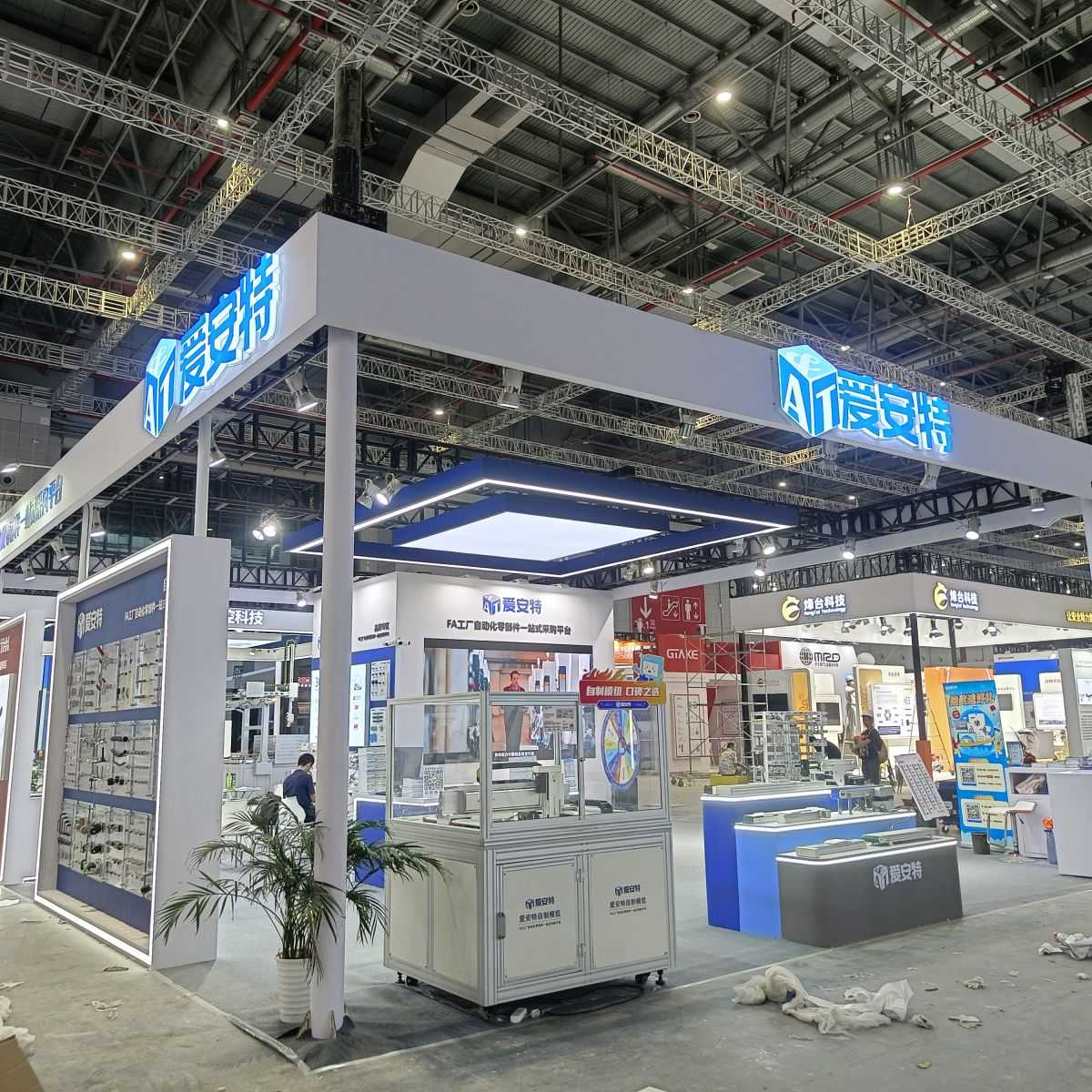 美国展会材料选择与搭建技术解析