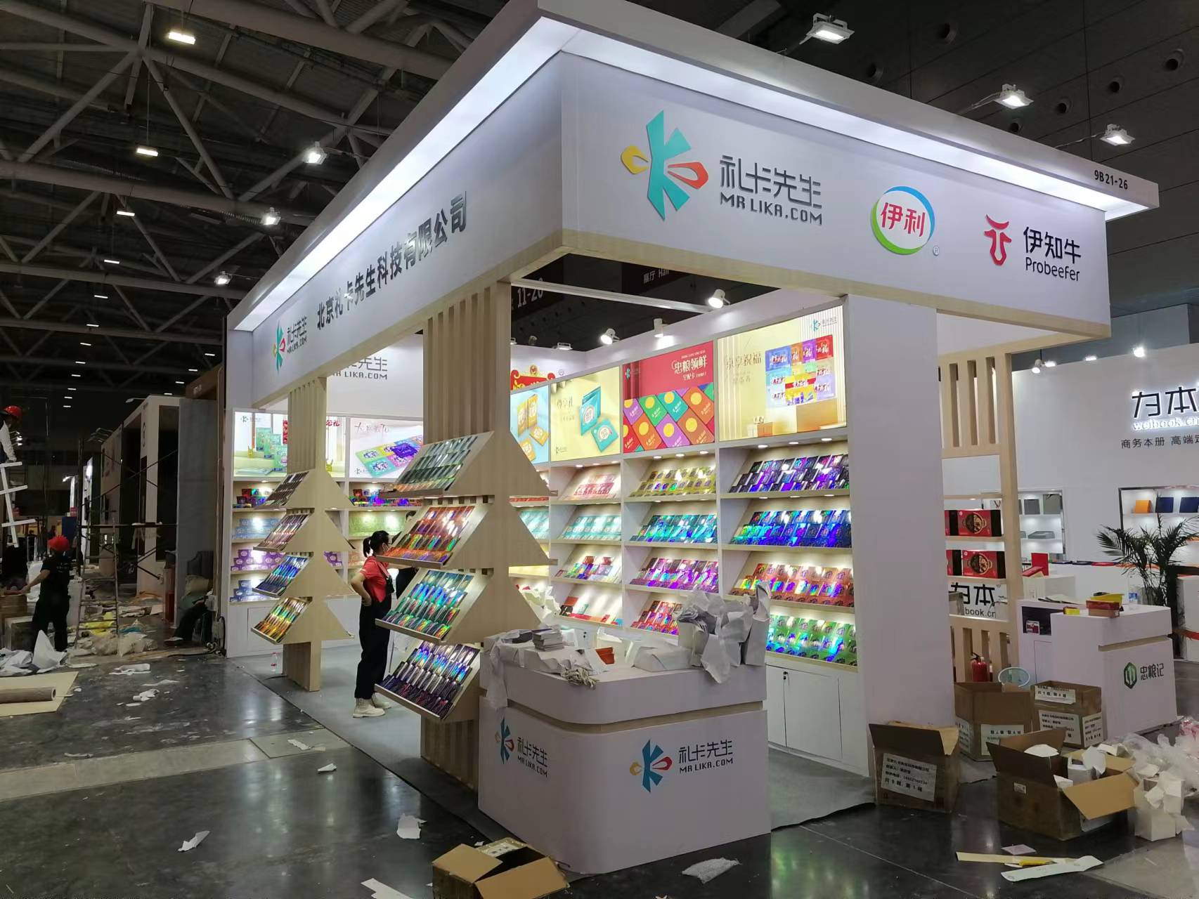 美国展会材料的应用与搭建技术