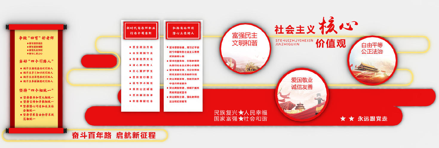 深圳职业技术学院食品药品学院党建文化墙完成搭建(图1)